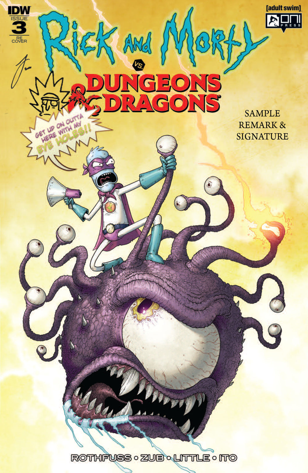 Rick And Morty Vs Dungeons And Dragons 3 Mike Vasquez Exclusive Ltd 500 2120