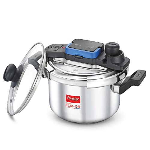 Prestige 4L Alpha Deluxe Induction Base Stainless Steel Pressure Cooker 4.0-liter