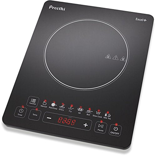 Preethi Trendy Plus 116 1600-watt Induction Cooktop (black), प्रीति इंडक्शन  कुकटॉप - Kitchen Mart, Bengaluru