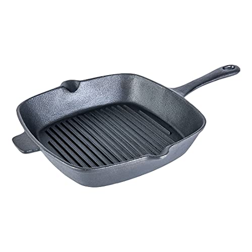 Forza Cast-Iron Dosa Tawa Pan Pre-Seasoned Cookware Induction @US