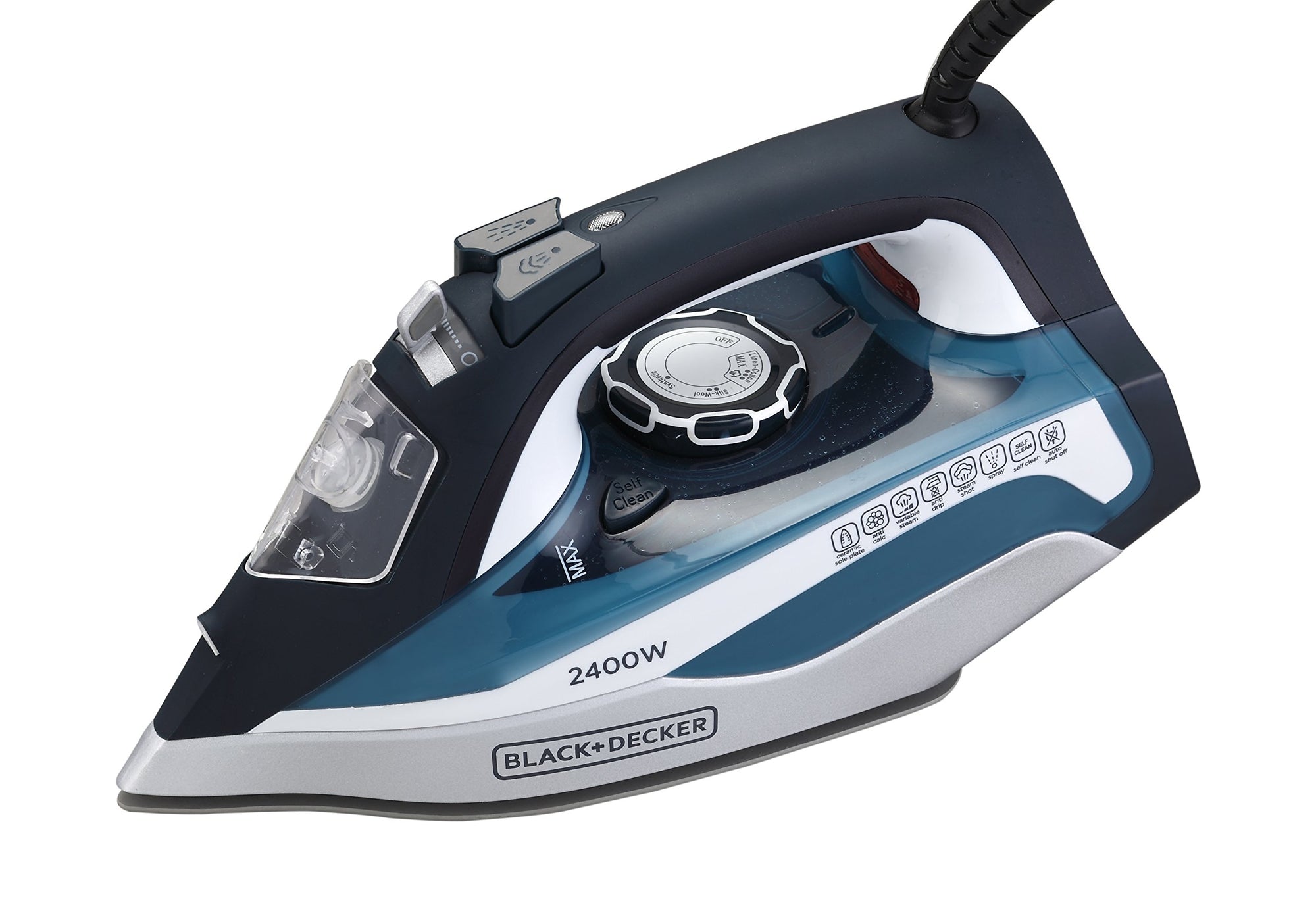 Black Decker BXGS1501IN 1500 Watts Handheld Portable Garment Steamer,  Voltage 220 - 240 Volts