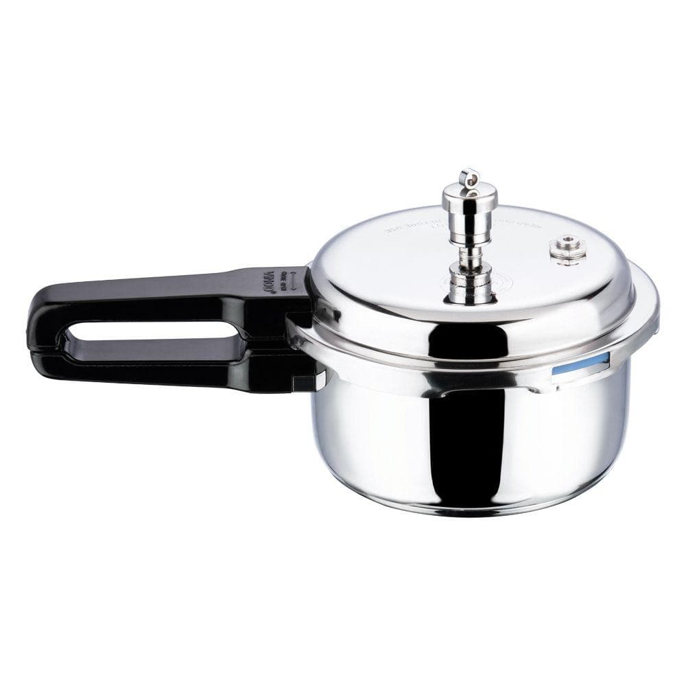 Vinod Platinum Kadai Triply Stainless Steel | Suitable For Indian Cooking,  Sauces, Stews, Soups | Deep/Extra Deep Kadai With Lid | Induction, Electric