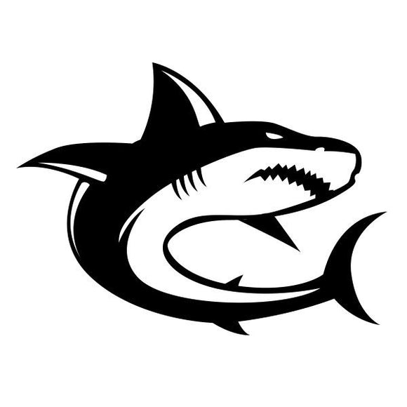 Shark vinyl decal sticker for Car/Truck Window computer nautical fish ...