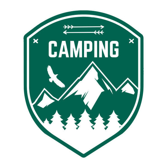 Camping vinyl decal sticker for Car/Truck Laptop Window outdoors adven ...