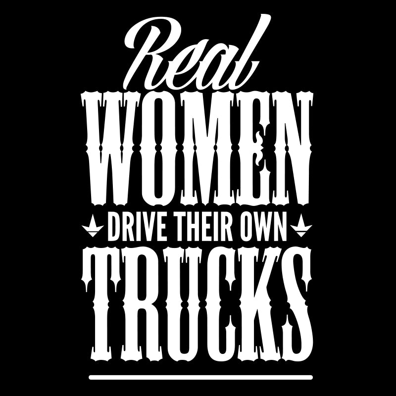 Real women drive trucks vinyl decal sticker for Car/Truck Window table ...