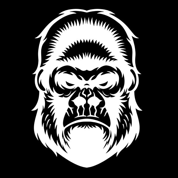 Gorilla vinyl decal sticker for Car/Truck Window computer wall decor a ...