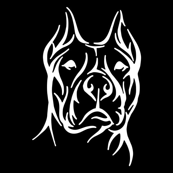 Pit bull dog vinyl decal sticker for Car/Truck Window computer mac pet ...