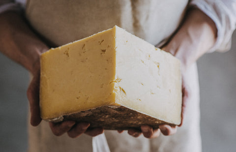 Quicke's Mature Clothbound Cheddar Close up