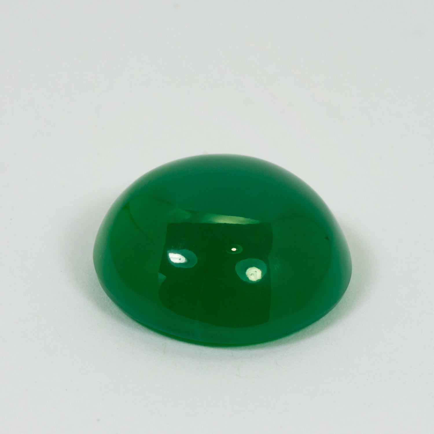 Chrysoprase Round Cabochon . Lawson Gems . Rough and Cut Gemstones