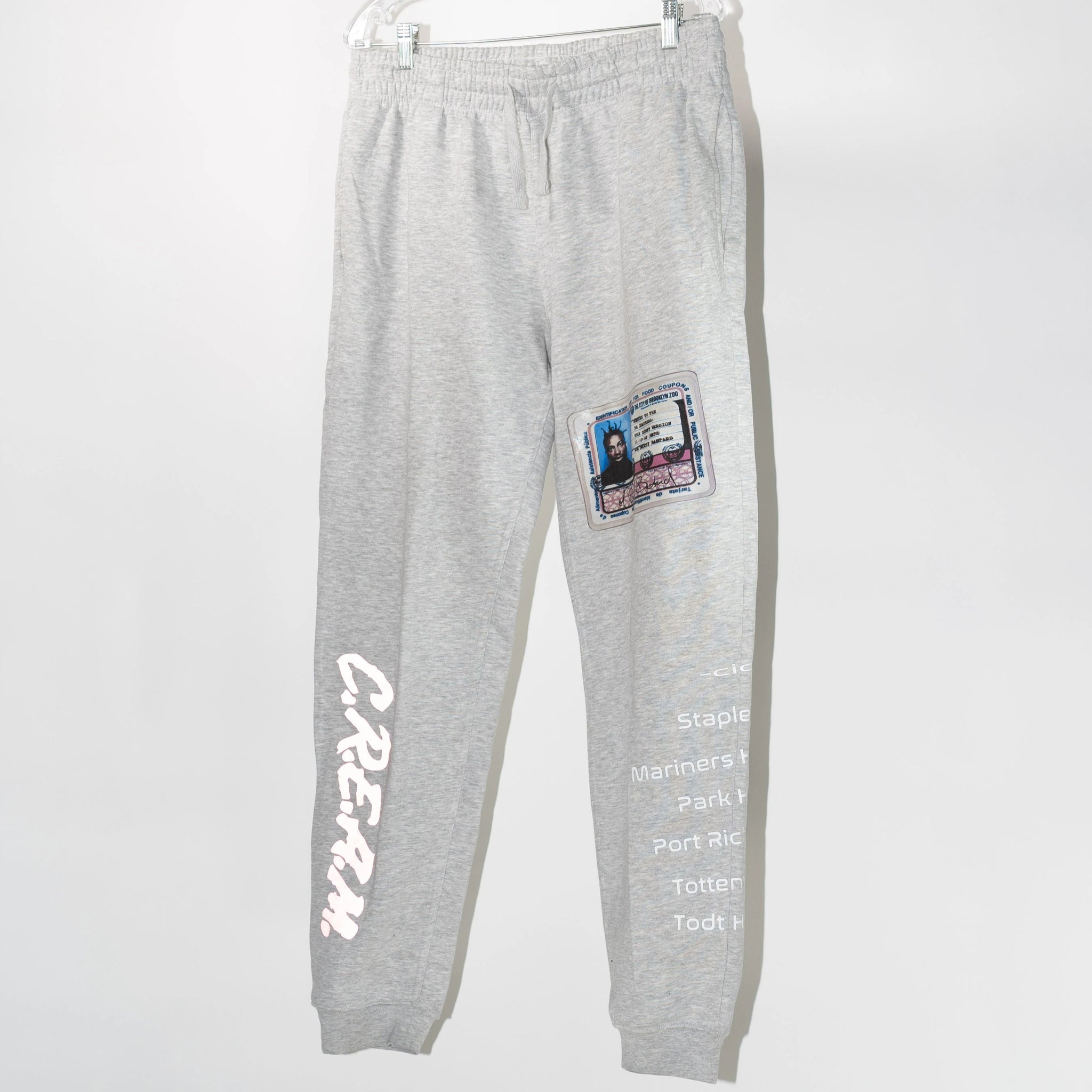 designer grey sweatpants