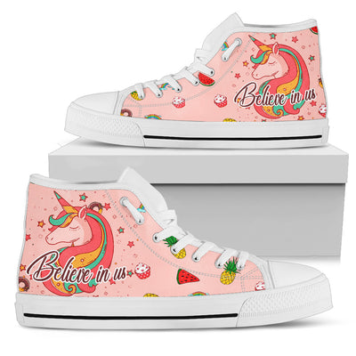 rainbow unicorn sneakers