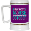 Nice Nurse Mug - The Best Nurses Are Born In October, cool gift
