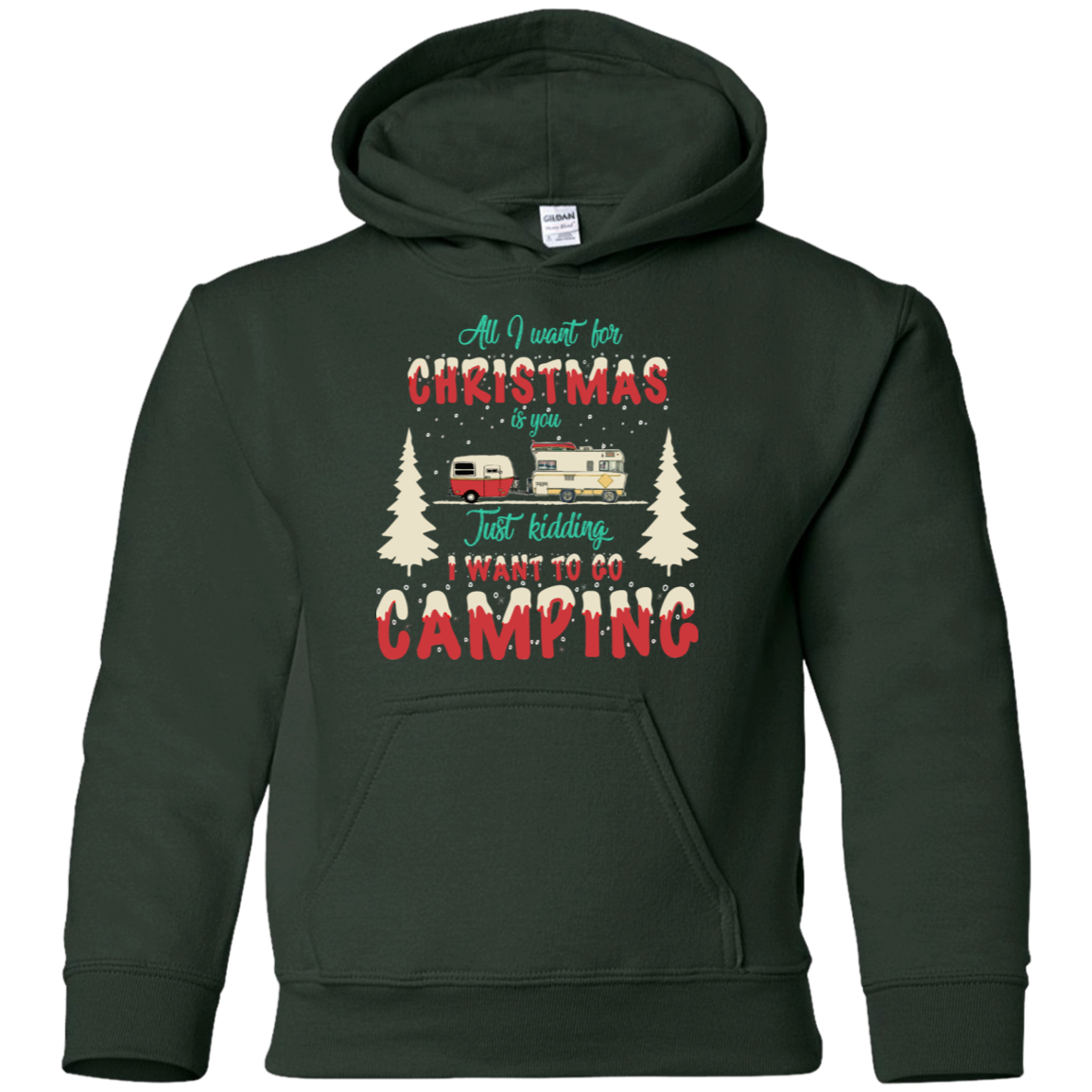 All I Want For Christmas Is You Camping T Shirt - Gift For Crush