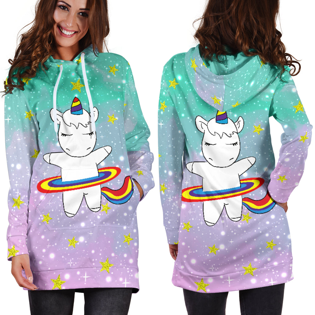 I Am Hulacorn Unicorn Women's Hoodie Dress - Gift For Crush