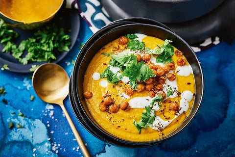 Great Books & Delicious Recipes To Enjoy This Autumn Roast Carrot, Chickpea & Tahini Soup