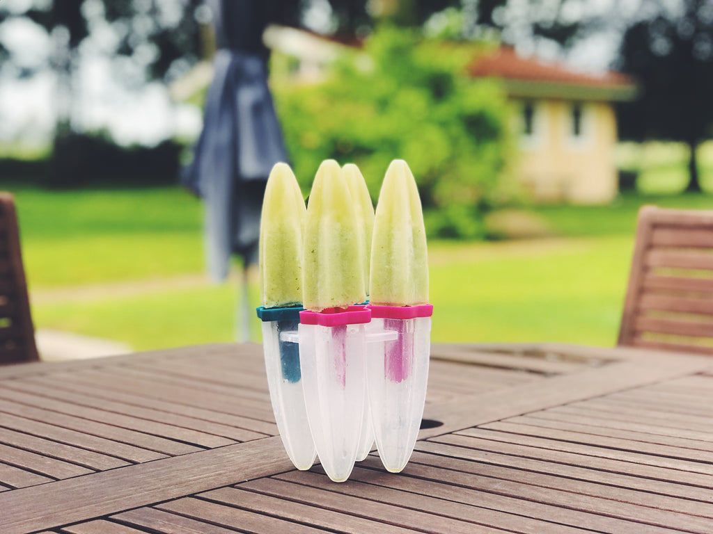 HOMEMADE VEGAN SWEET MINTY LIME ICE LOLLY