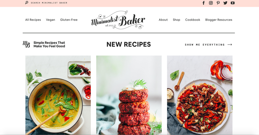 Top 7 Best Recipe Websites - Complete Unity Yoga - Minimalist Baker