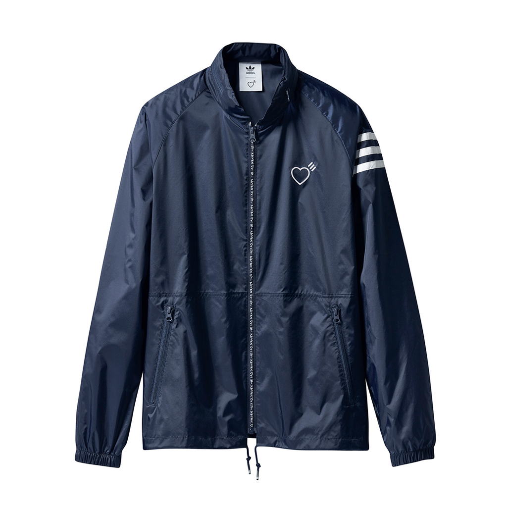 adidas navy windbreaker