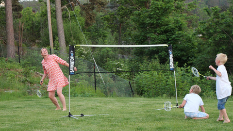 badminton utespill sommerspill familiespill racetspill hagespill