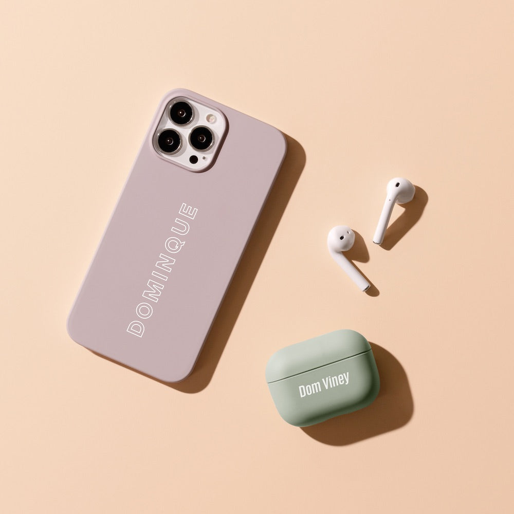 Personalised Phone Case and Personalised AirPods Case