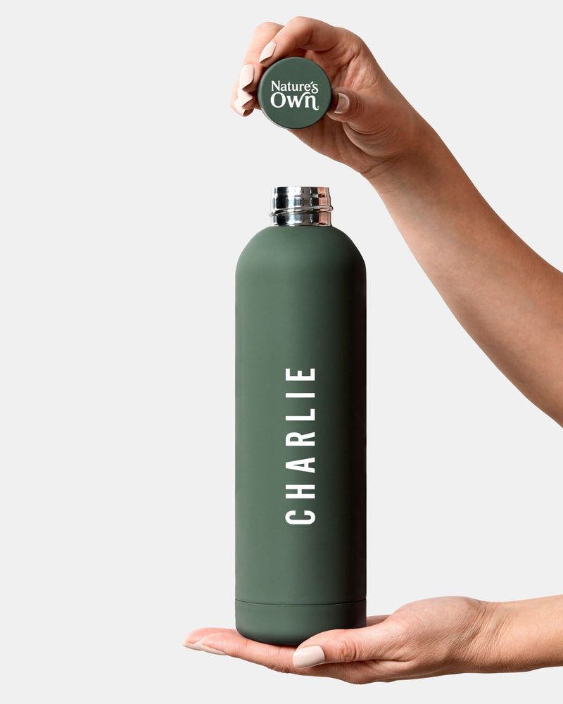 Nature's Own Personalised Water Bottle 1 litre