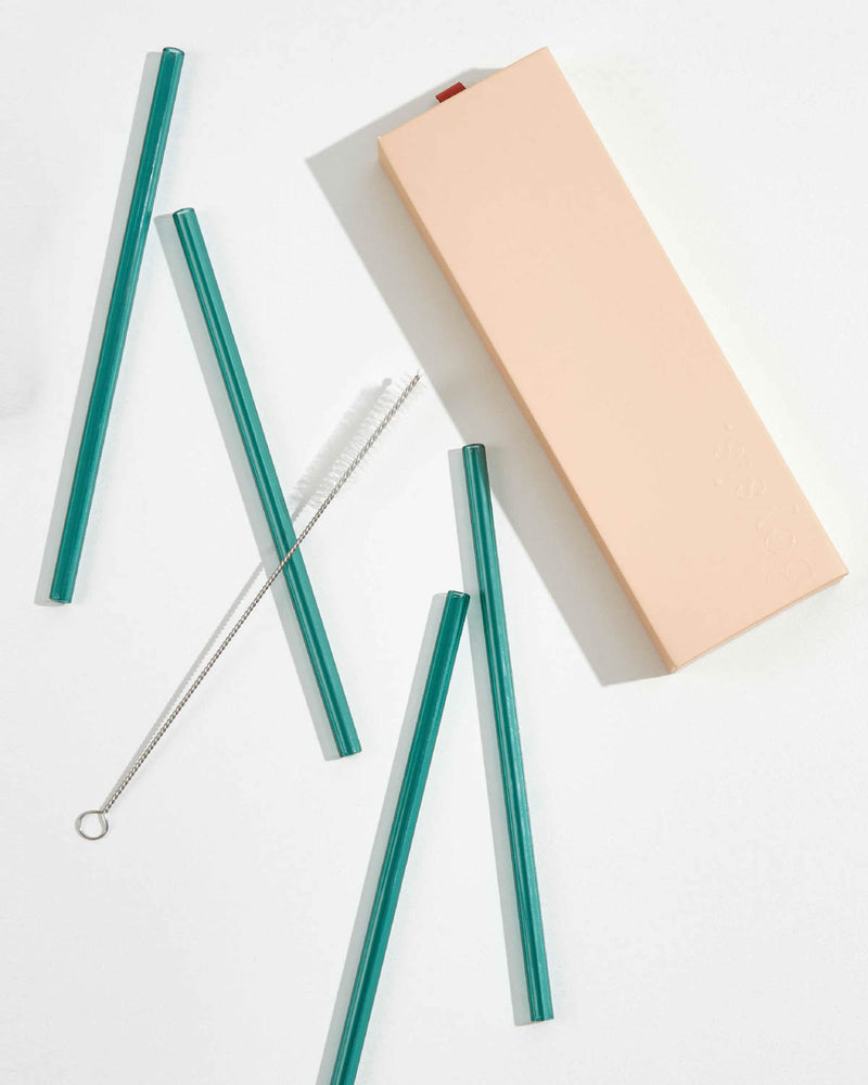 PEACH GLASS STRAW - Custom Straws, Reusable Straw