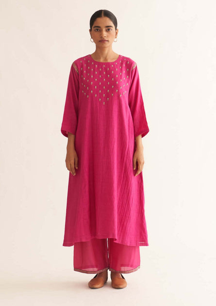 Osha bright pink kurta and pants