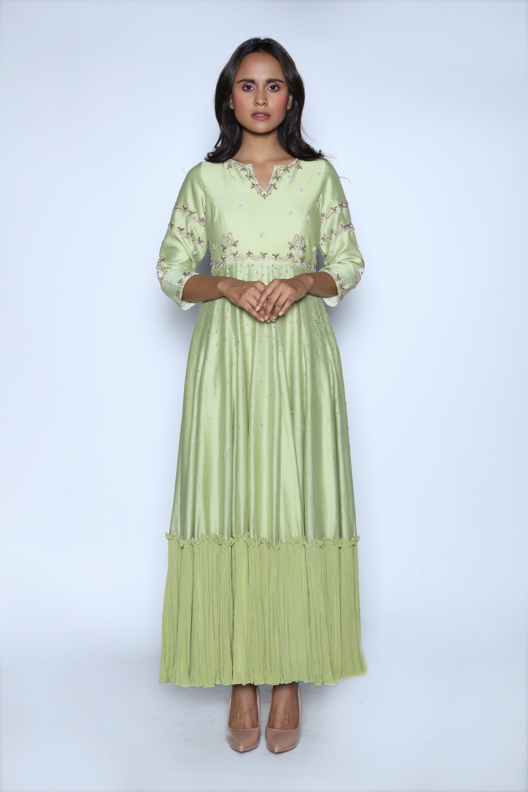 pista green gown