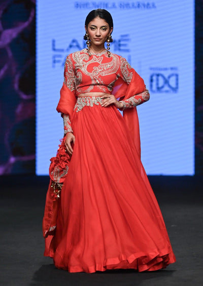 The 8 best lehengas spotted at Lakmé Fashion Week winter/festive 2019 |  Vogue India