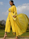 Surbhi Gupta-Yellow Jacket & Angrakha Kurta Sets-INDIASPOPUP.COM
