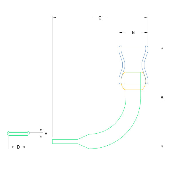 Grind-Loc 90° Flat Swivel Nozzle Tech Specs