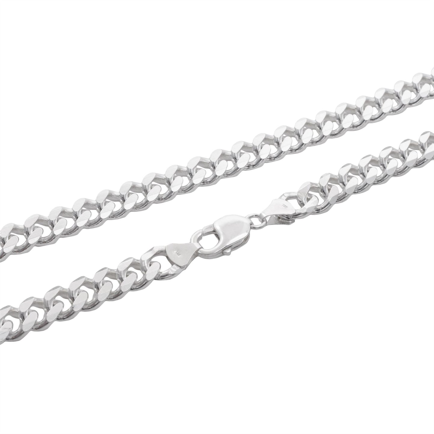 Sterling Silver Electroform Light Extra Chunky Curb Chain Necklace