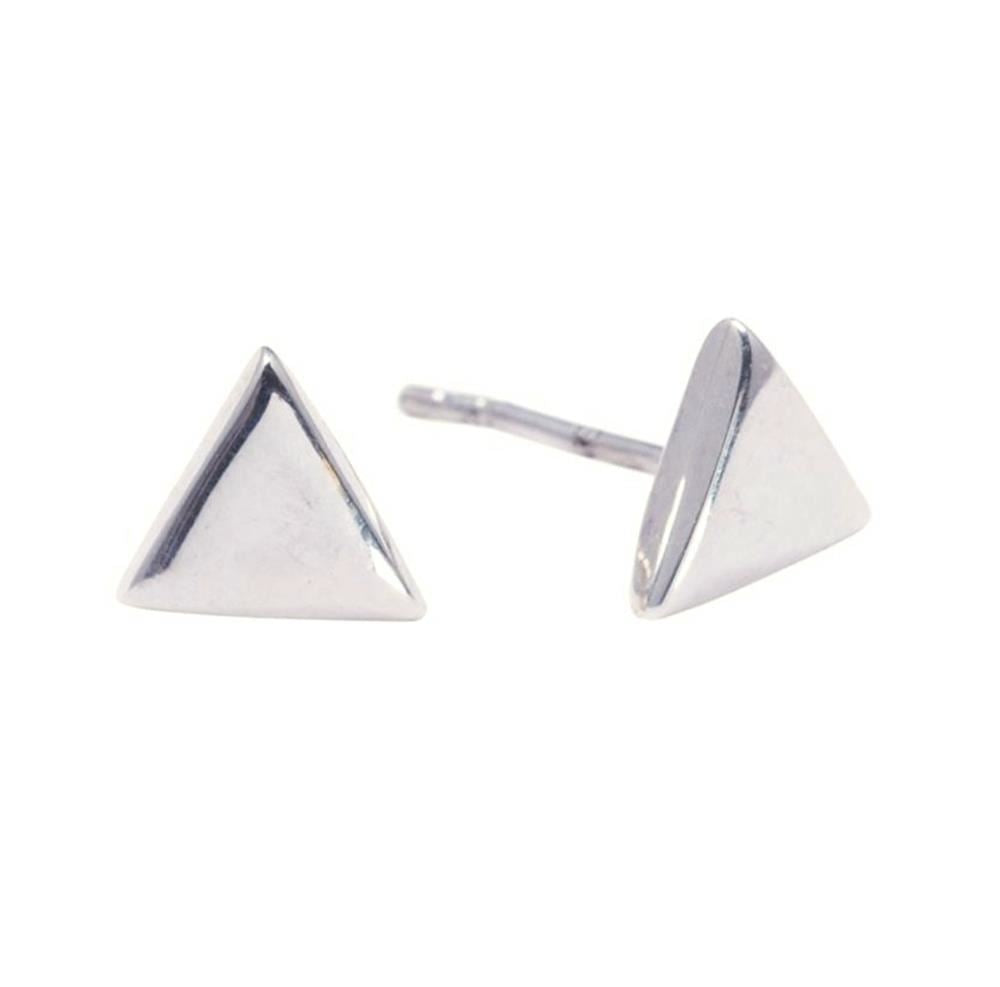 1 pair x Small Stainless Steel Earring Studs, Silver Tone Earring Studs,  Steel Geometric Earring Blanks, Small Circle Earrings (0507)