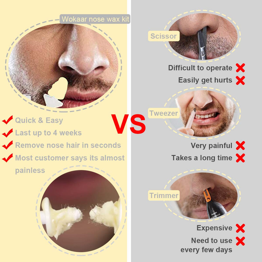 men's nose hair removal wax