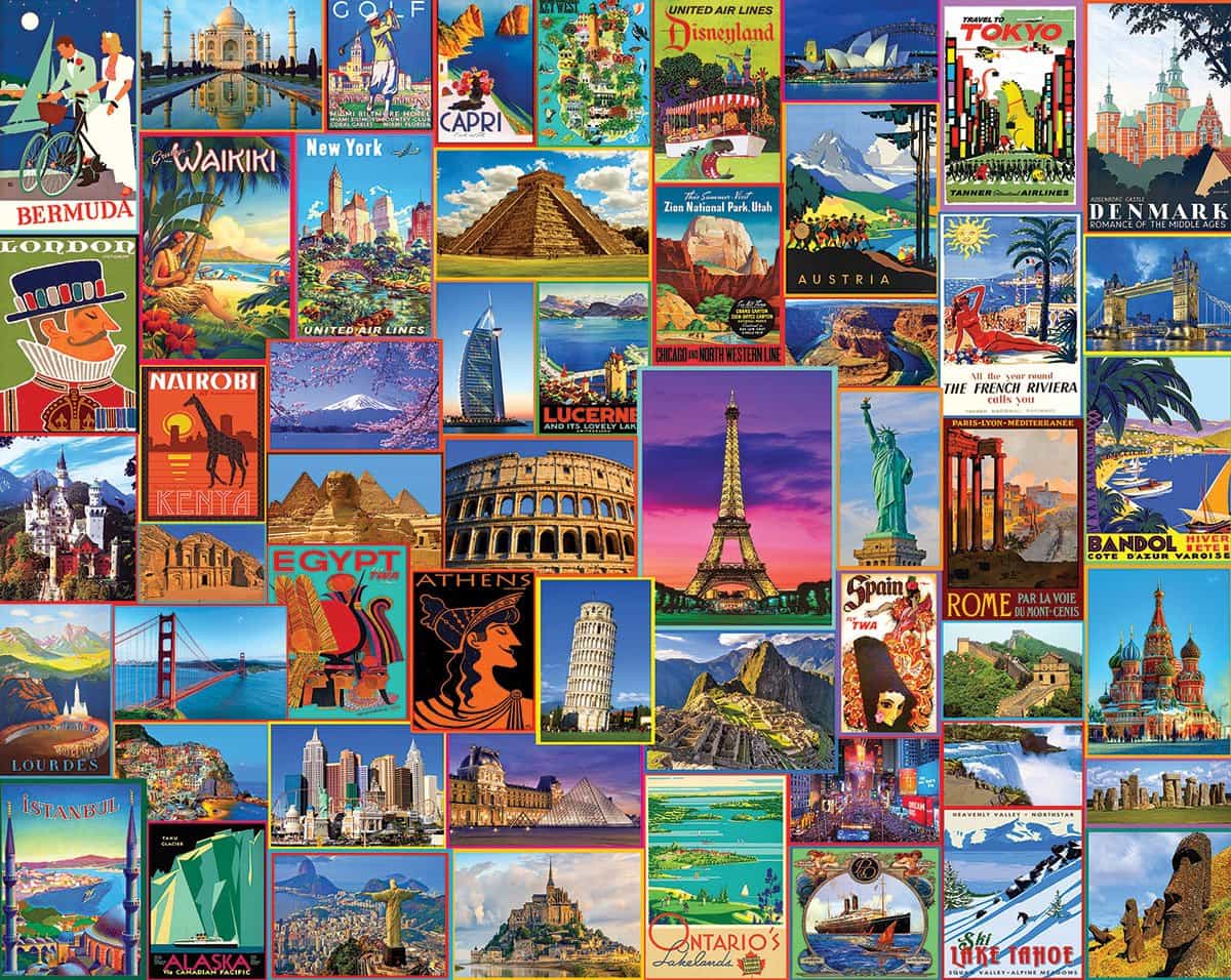 Puzzles for adults 1000 pieces -  France