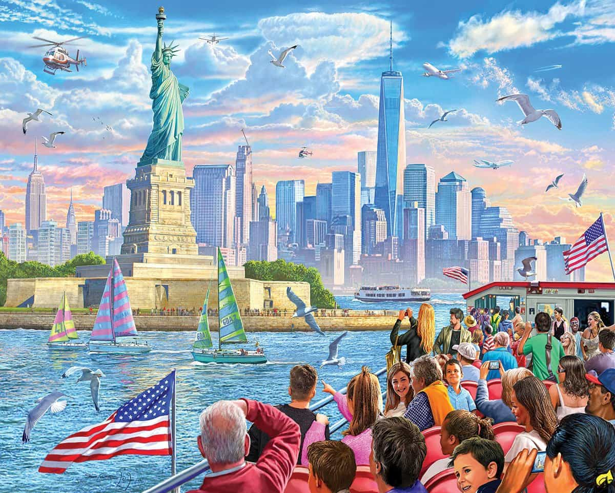 Statue of Liberty (1483pz) - 1000 Piece Jigsaw Puzzle