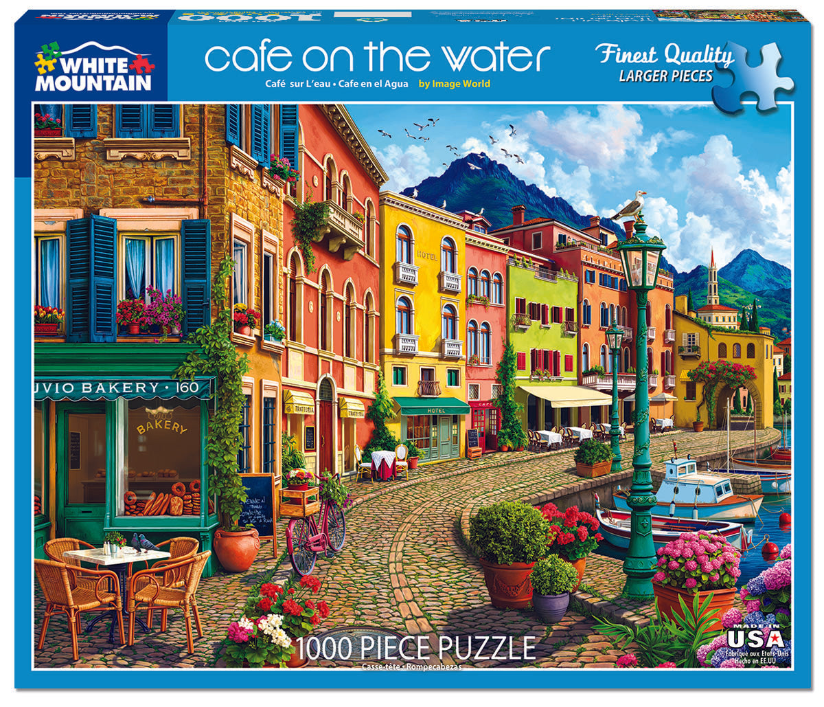 Piece Jigsaw Cafe on The Water – White Mountain Puzzles