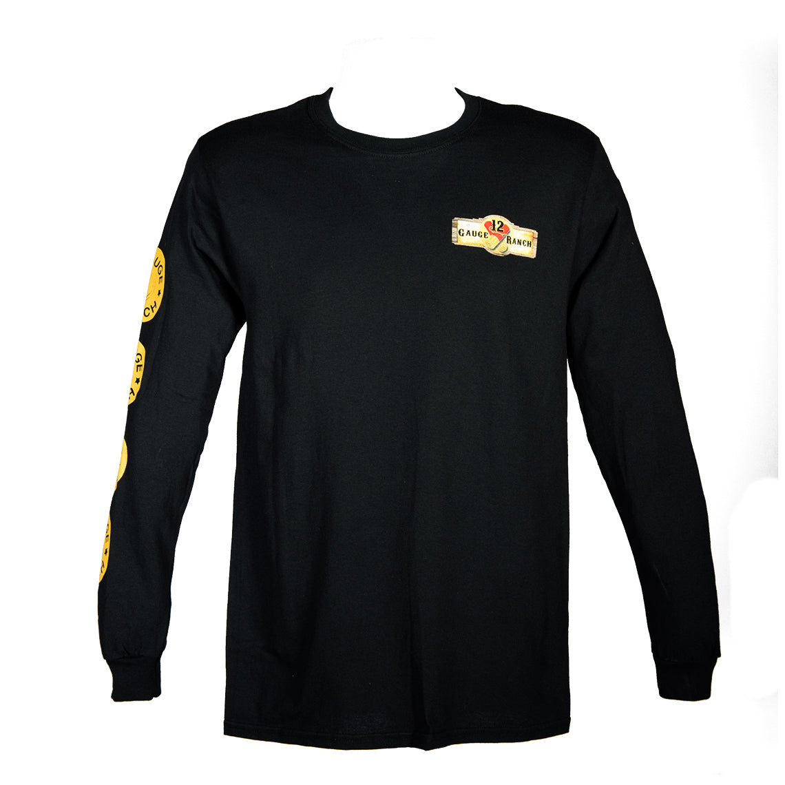 12 Gauge Ranch Black Long Sleeve Shirt (LSCBK102) – 12 Gauge Ranch Ranch