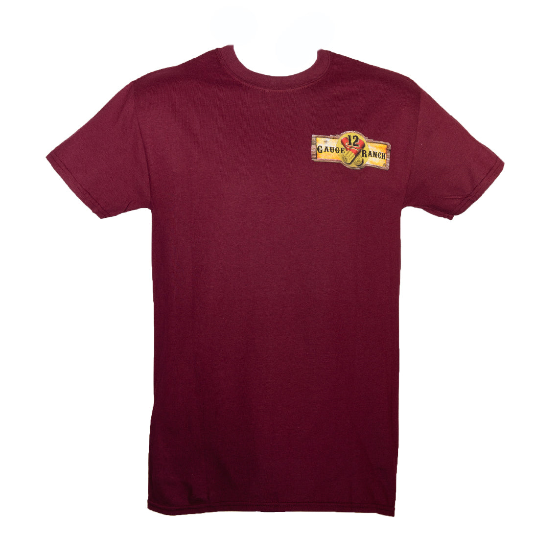 12 Gauge Ranch Maroon Short Sleeve Shirt (SSGMR101) – 12 Gauge Ranch Ranch