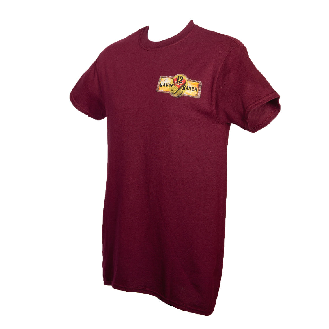 12 Gauge Ranch Maroon Short Sleeve Shirt (SSGMR101) – 12 Gauge Ranch Ranch