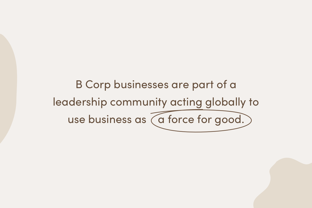 B-Corp a force for good