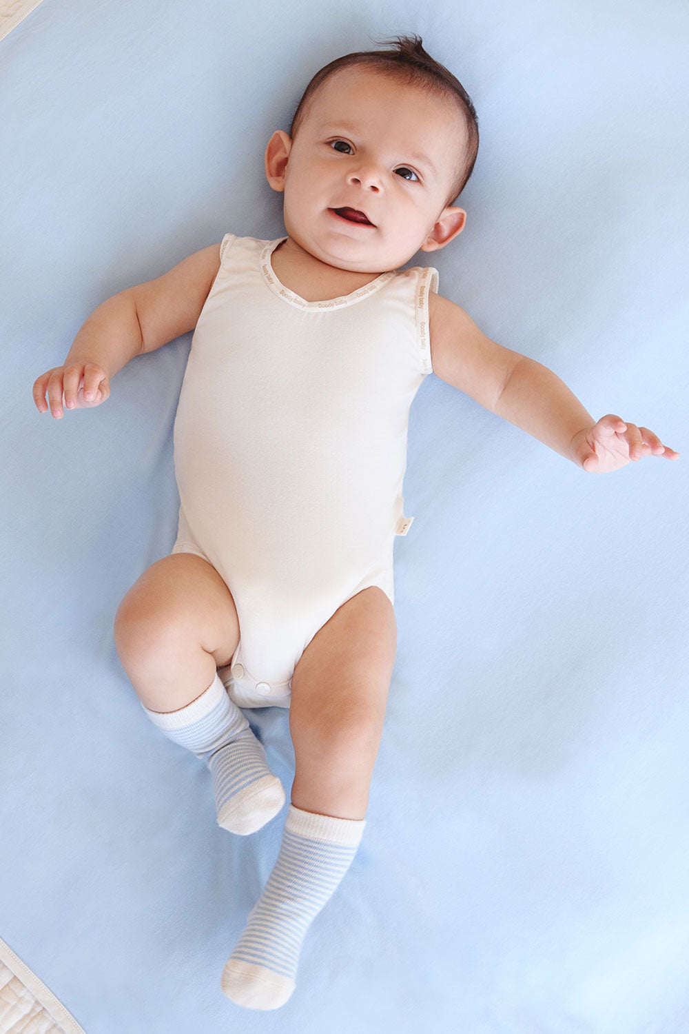 BABY SLEEVELESS BODY SUIT | Boody Eco 