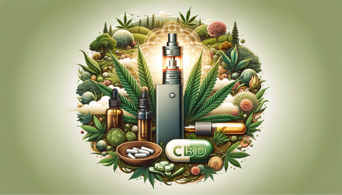 CBD Vape im Vergleich zu CBD Öl