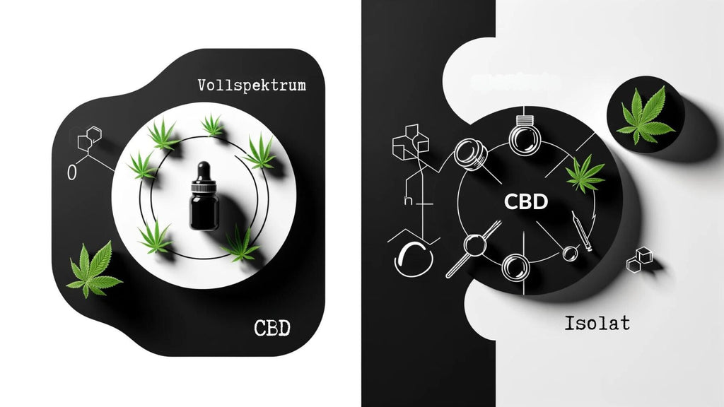 vergleich Isolat Vollspektrum CBD