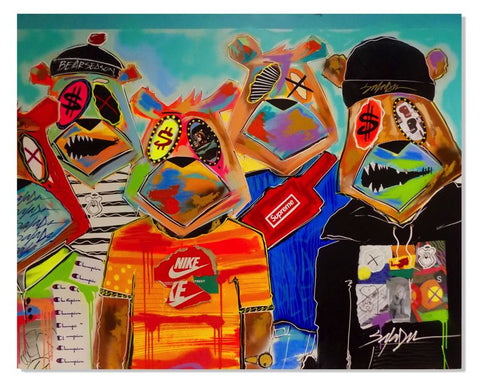 FASHION COLLAB JP THE MONEY BEAR KING SALADEEN ART GRAFFITI