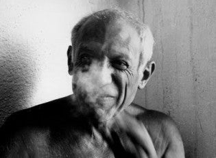 PICASSO SMOKING 