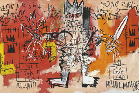 Untitled (Tar Tar Tar, Lead Lead Lead) Jean Michel Basquiat Art Black History Month