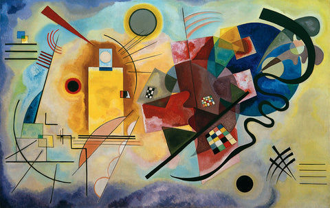 WASSILY KANDINSKY'S YELLOW-RED-BLUE