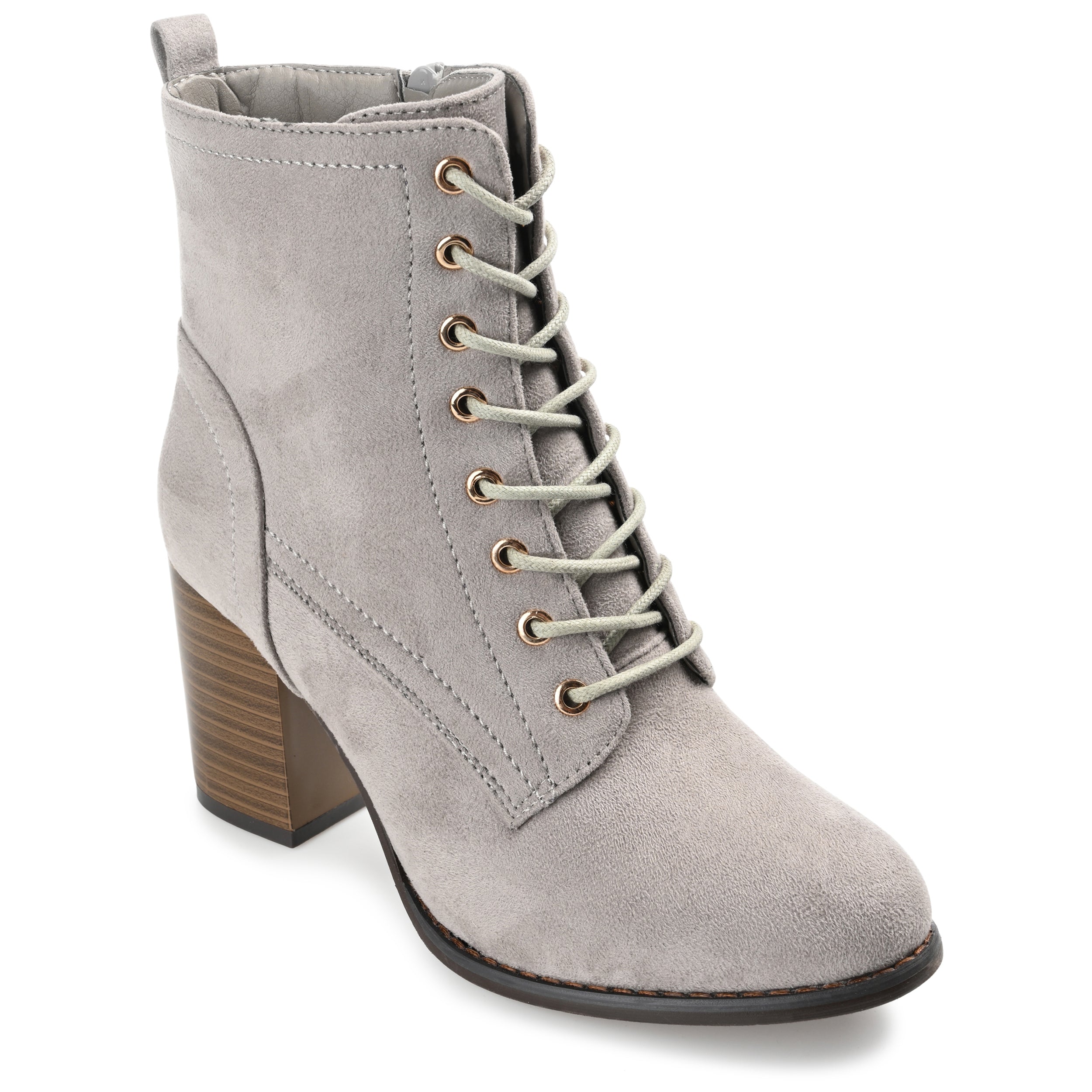 grey lace up boots womens