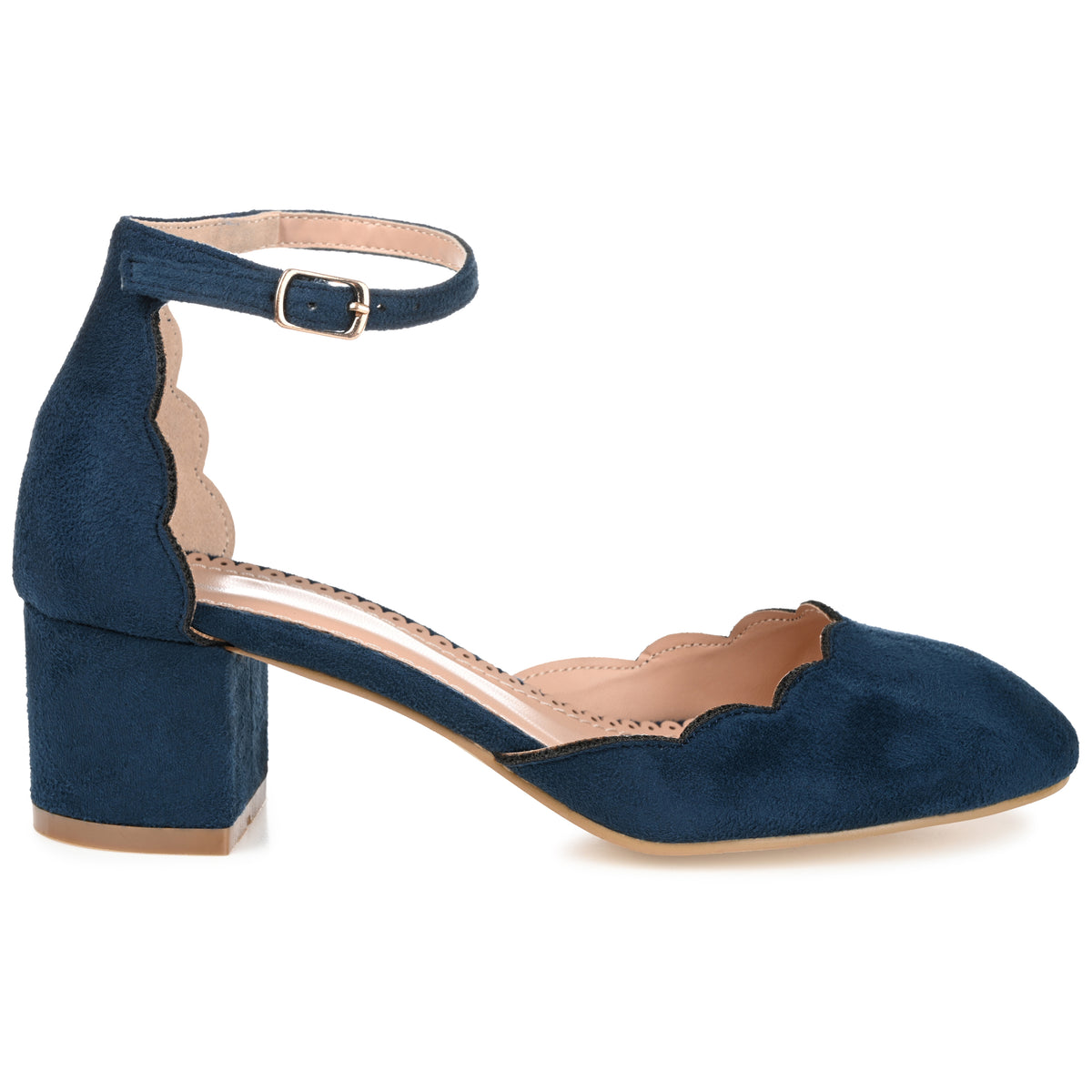 Edna Pump | Women's Scalloped Heel | Journee Collection